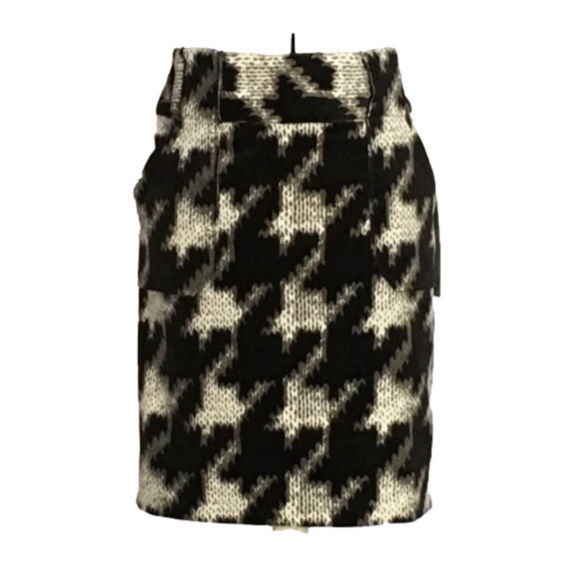 GO International Dresses & Skirts - GO International Ebony Black/Gray/White
Abstract Print Corduroy Skirt. Sz 7 NWT!